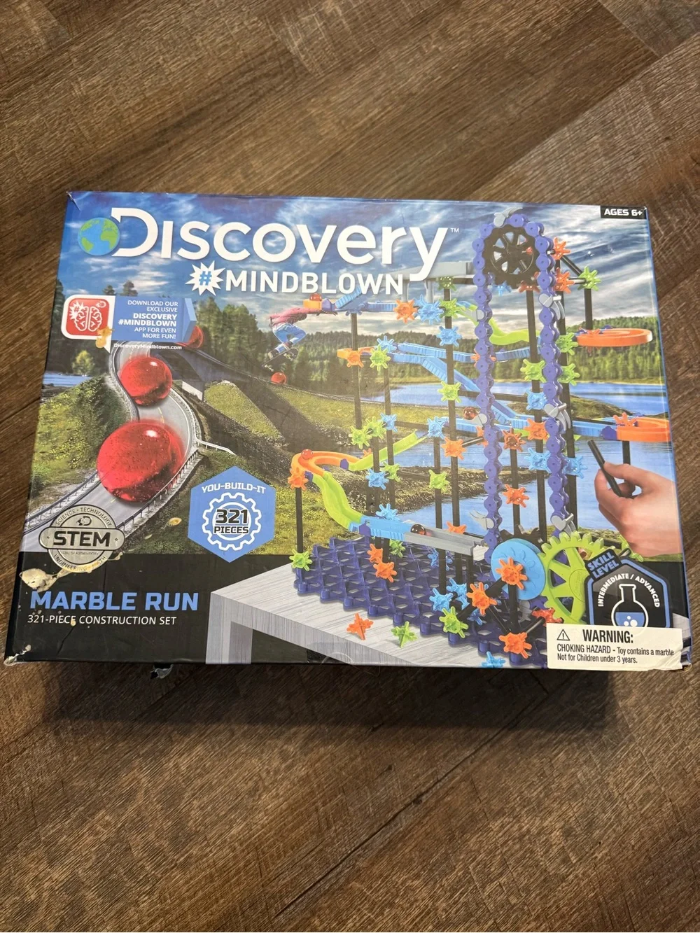 Discovery Mindblown Marble Run Construction Set - 321 Pieces (Used)